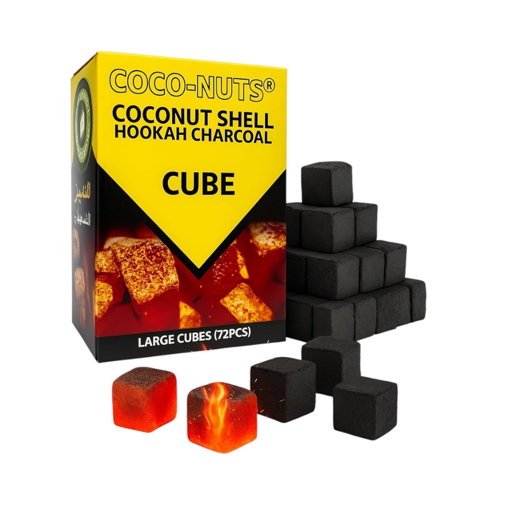 Coconut Charcoal Cubes supplied by ROYAT
